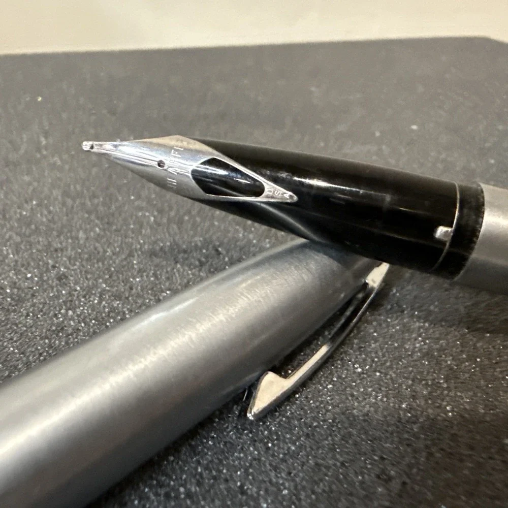 Vintage Sheaffer 444 Pen: Epic Inlaid Nib‎ & Snap-Action Clutch! USA